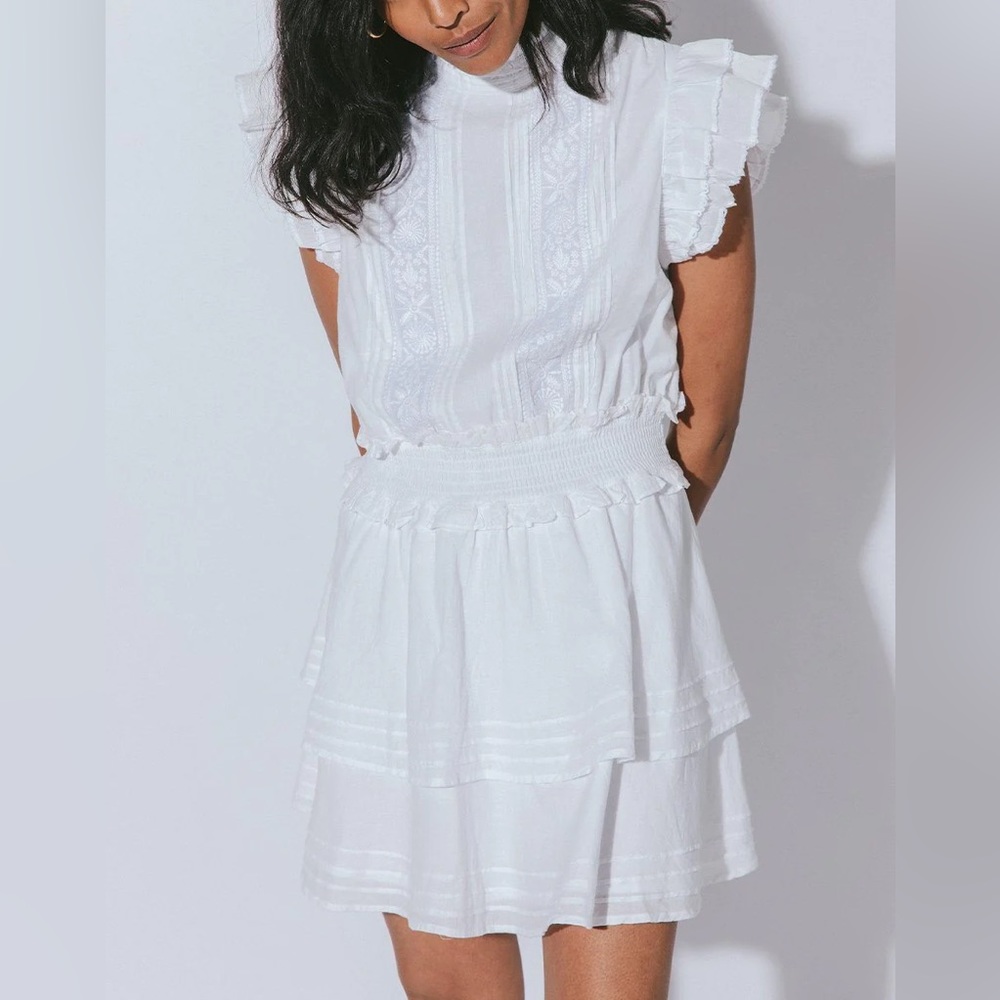 Cleobella white dress size Xs.